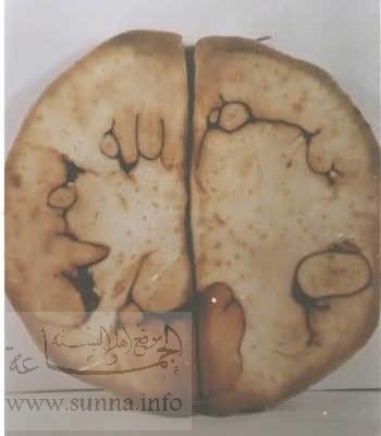 Name of Allah in a Walnut
