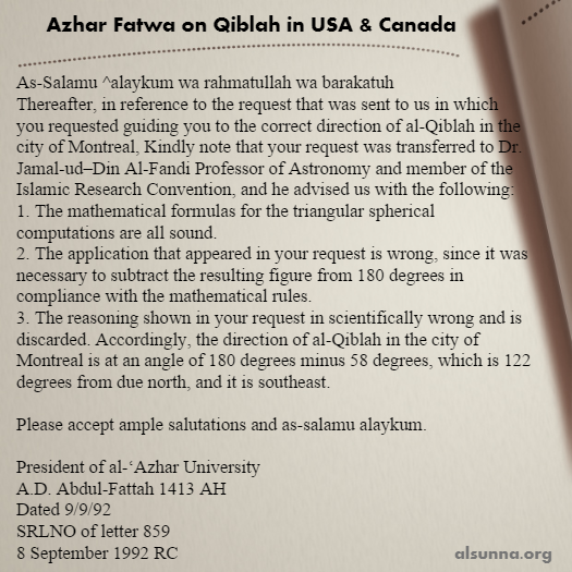 Qiblah in North America (4)