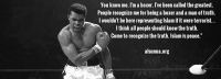 boxer Muhammad Ali Quotes