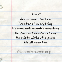 God in Arabic is Allah