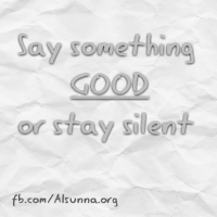 Say Good or Stay Silent!