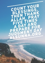 Thank Allah for Blessings