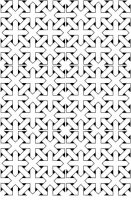 crossed pattern