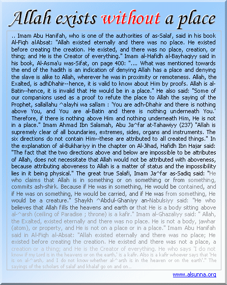 alsunna org true salaf salafis belief