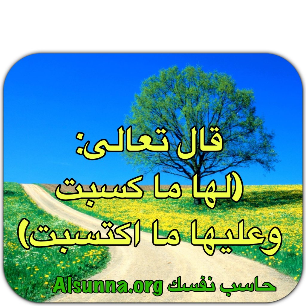 الآية: لها ما كسبت وعليها ما اكتسبت - فاعمل ل&#1570