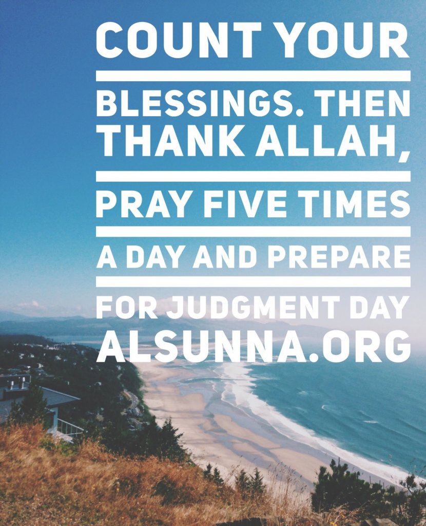 Thank Allah
