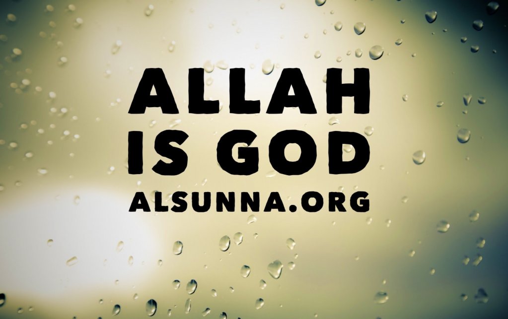 Allah is God