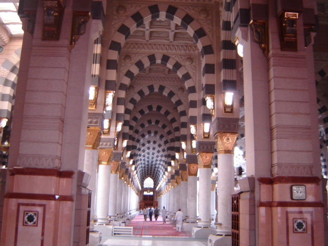 Islamic Art - Inside Madinah Mosque