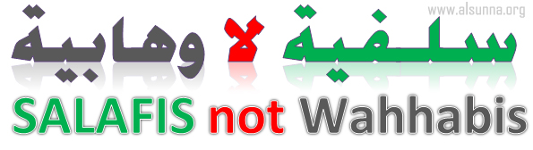 Salafis, NOT Wahhabis
