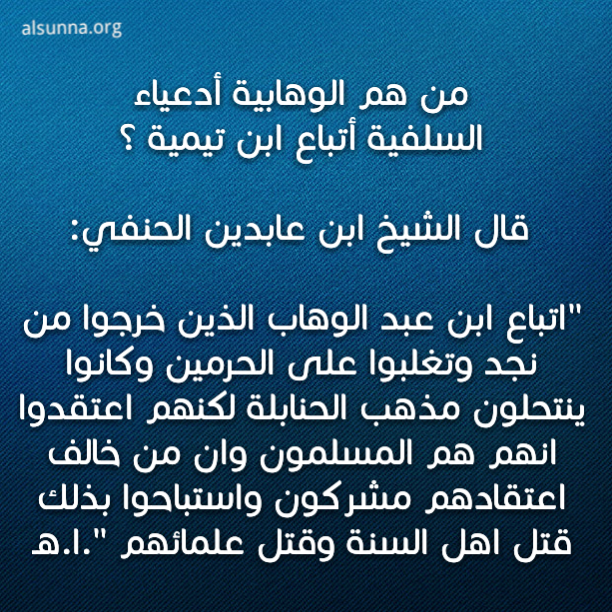 Who are the Wahhabis So-Called Salafis (7)