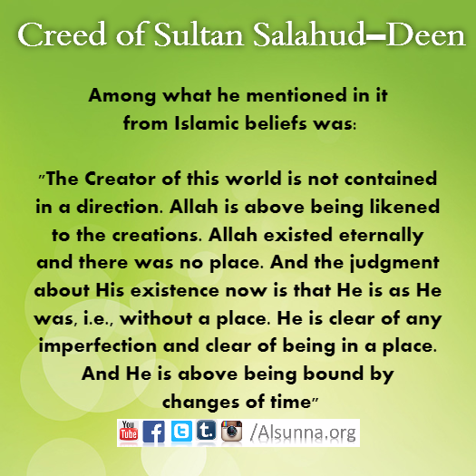 aqeedah of salahuddeen