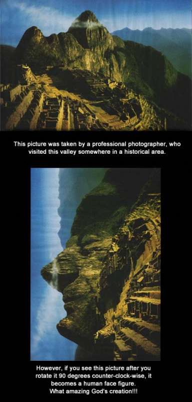 mountain smiling