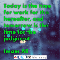 Work Today, Judged Tomorrow!