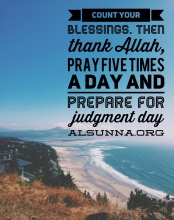 Thank Allah for Blessings