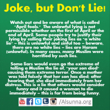 Beware of April Fools