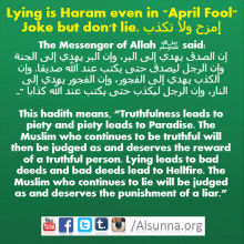 Lying is Haram