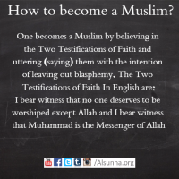 How to Become Muslim?