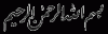 Islamic Calligraphy Basmalah